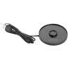 Table Lamp with Round Shade Lucca Black - 200 mm