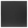 Square Matte Black Tabletop - 700 mm