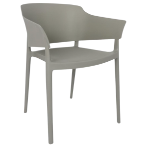 Lorenzo Gray Café Armchairs - Set of 2