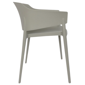 Lorenzo Gray Café Armchairs - Set of 2