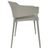 Lorenzo Gray Café Armchairs - Set of 2