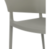 Lorenzo Gray Café Armchairs - Set of 2