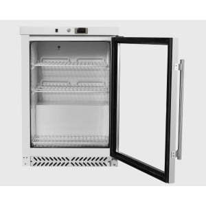 Mini Armadio Refrigerato Vetrato 170 L 0/+8 °C - Dynasteel