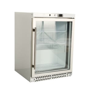 Mini Armadio Refrigerato Vetrato 170 L 0/+8 °C - Dynasteel
