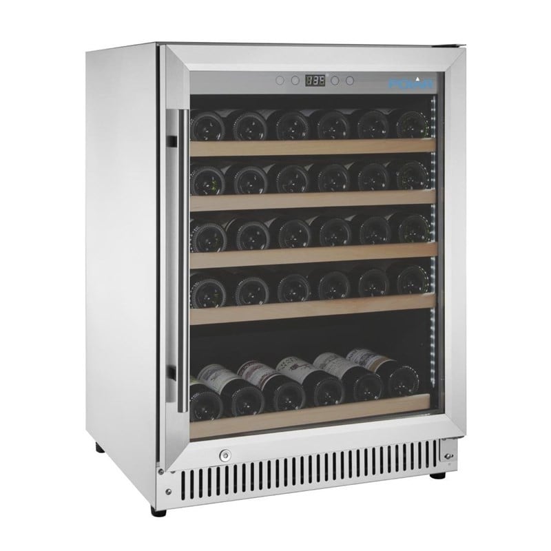 Raffreddatore per Vino Sotto Banco Inox - 118 L Raffreddatore per Vino Sotto Banco Inox - 118 L