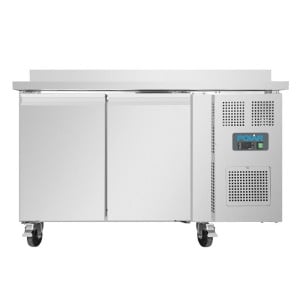 Tavolo Refrigerato Positivo 2 Porte Serie U con Alzatina - 282L - Polar