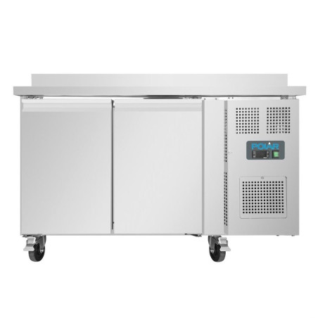 Tavolo Refrigerato Positivo 2 Porte Serie U con Alzatina - 282L - Polar