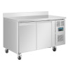 Tavolo Refrigerato Positivo 2 Porte Serie U con Alzatina - 282L - Polar