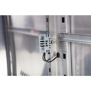 Tavolo Refrigerato Positivo 2 Porte Serie U con Alzatina - 282L - Polar