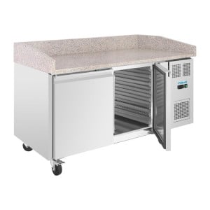 Pizza Counter 2 Doors Series U 428L - Polar