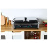 Grill a contatto doppio piastre scanalate