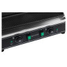 Grill a contatto doppio piastre scanalate