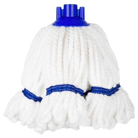 Testa Mop in Microfibra con Fascia Blu - 0,15 kg