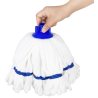 Testa Mop in Microfibra con Fascia Blu - 0,15 kg