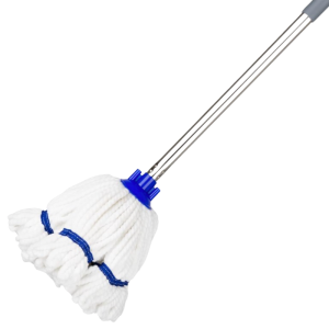 Testa Mop in Microfibra con Fascia Blu - 0,15 kg