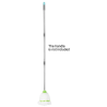Testa Mop in Microfibra con Fascia Verde - 0,15 kg