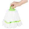 Testa Mop in Microfibra con Fascia Verde - 0,15 kg
