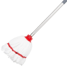 Testa Mop in Microfibra con Banda Rossa - 0,15 kg