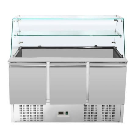 Saladette Refrigerata 3 Porte - 368 L - Dynasteel