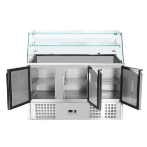 Saladette Refrigerata 3 Porte - 368 L - Dynasteel