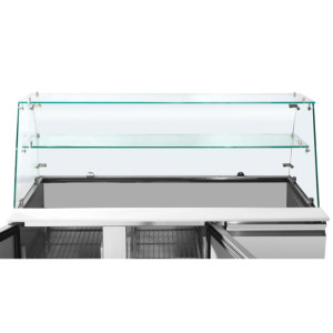 Saladette Refrigerata 3 Porte - 368 L - Dynasteel