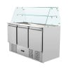Saladette Refrigerata 3 Porte - 368 L - Dynasteel