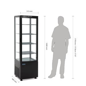 Vetrina Refrigerata Nera Serie C 235 L - Polar
