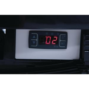Black Refrigerated Display Case Series C 235 L - Polar