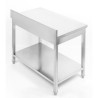 Tavolo Inox Dynasteel | Robusto e Funzionale | Ristorazione professionale