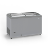 Congelatore in acciaio inox con porte scorrevoli vetrate - 400 L