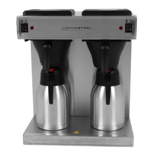Caffettiera Doppia Professionale 2 x 2 L - Dynasteel
