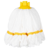Testa Mop in Microfibra con Fascia Gialla - 0,15 kg