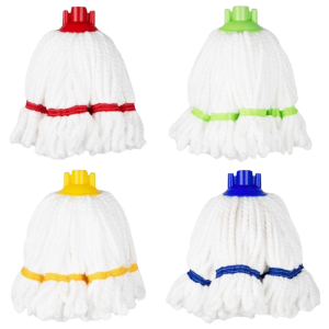 Testa Mop in Microfibra con Fascia Gialla - 0,15 kg