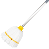 Testa Mop in Microfibra con Fascia Gialla - 0,15 kg