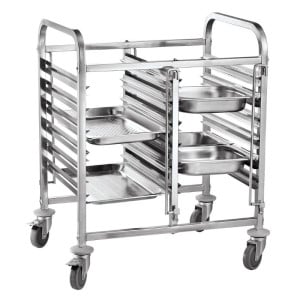 Carrello Porta-Vassoi Doppio - 12 x GN 1/1 - HENDI