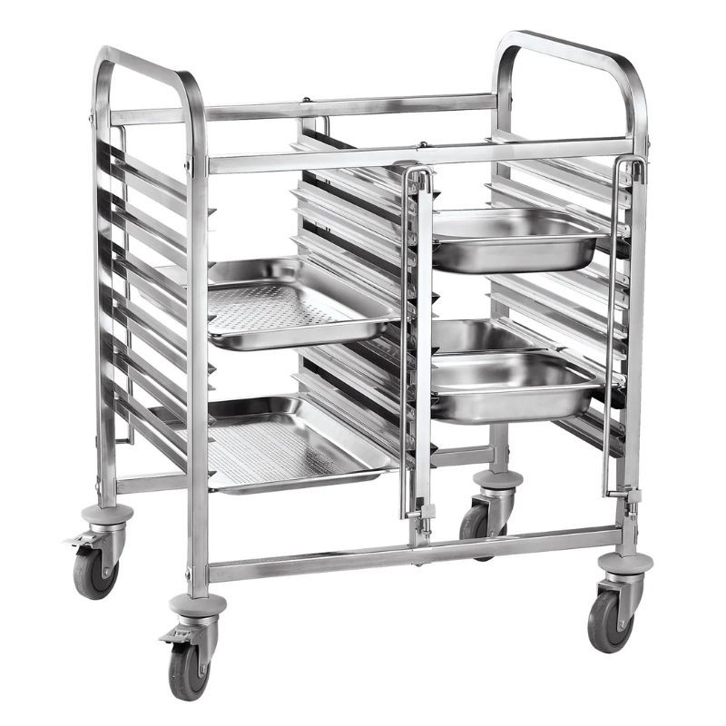 Carrello Porta-Vassoi Doppio - 12 x GN 1/1 - HENDI Carrello Porta-Vassoi Doppio - 12 x GN 1/1 - HENDI