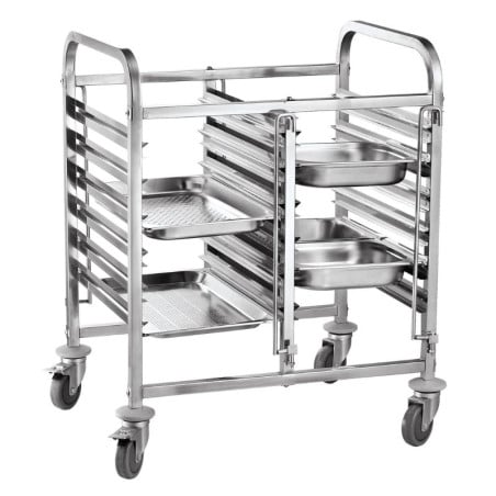 Carrello Porta-Vassoi Doppio - 12 x GN 1/1 - HENDI
