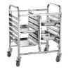 Carrello Porta-Vassoi Doppio - 12 x GN 1/1 - HENDI