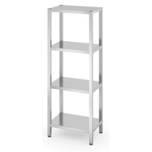 Racks di Stoccaggio 4 Livelli 600 x 600 mm - HENDI