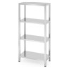 Racks di Stoccaggio 4 Livelli 800 x 400 mm - HENDI