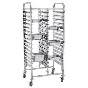 Carrello Porta-Vassoi Doppio - 30 x GN 1/1 - HENDI