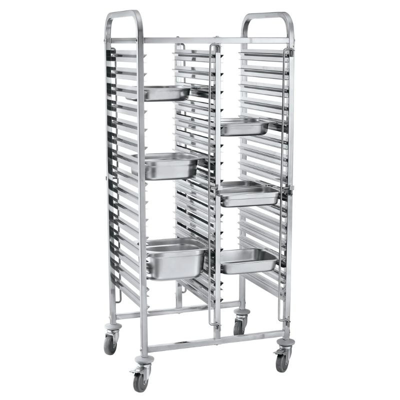 Carrello Porta-Vassoi Doppio - 30 x GN 1/1 - HENDI Carrello Porta-Vassoi Doppio - 30 x GN 1/1 - HENDI