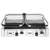 Grill a contatto doppio piastre scanalate