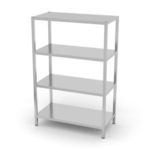 Racks di Stoccaggio 4 Livelli 1000 x 600 mm - HENDI