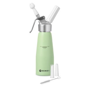 Sifone per panna montata verde - 0,5 L - HENDI
