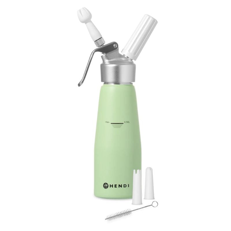 Sifone per panna montata verde - 0,5 L - HENDI Sifone per panna montata verde - 0,5 L - HENDI