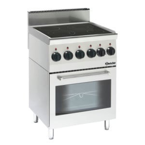 Fornello Elettrico 4 Fuochi Vetroceramica - Serie 600