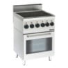 Fornello Elettrico 4 Fuochi Vetroceramica - Serie 600