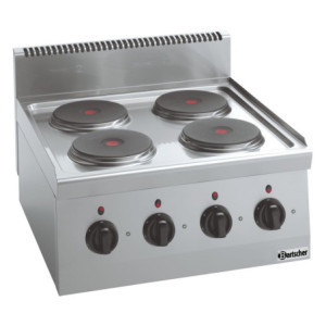 Fornello Elettrico da Appoggio 4 Fuochi - Serie 600