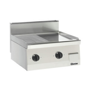 Piastra Elettrica da Appoggio Liscia e Rigata - Serie 600 - 7200 W